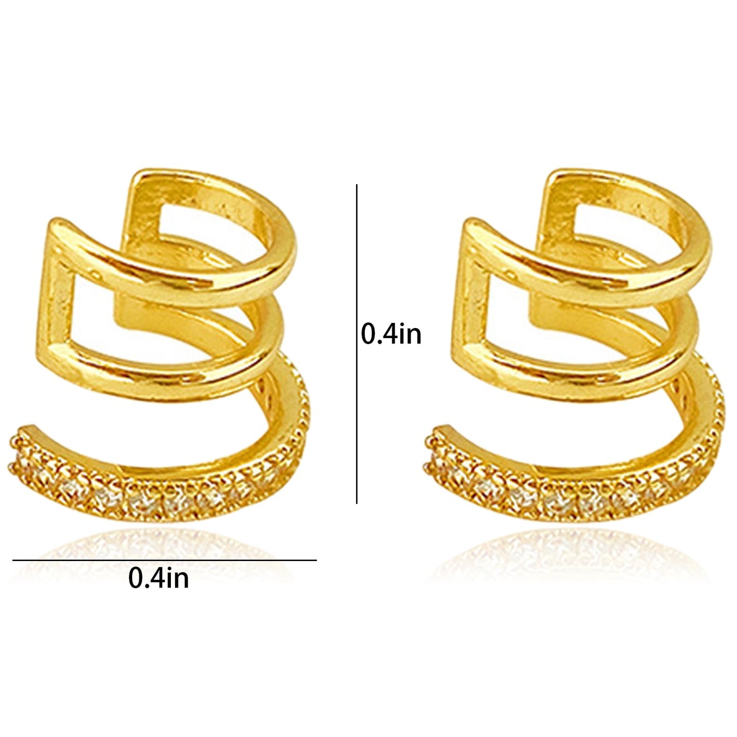Ear Cuffs Non Piercing Christmas Stocking Stuffers Ear Cuff Earrings for Women Gifts Trendy Stuff Clip on Cartilage Earrings Stacks Fake Earrings Jewelry Gifts