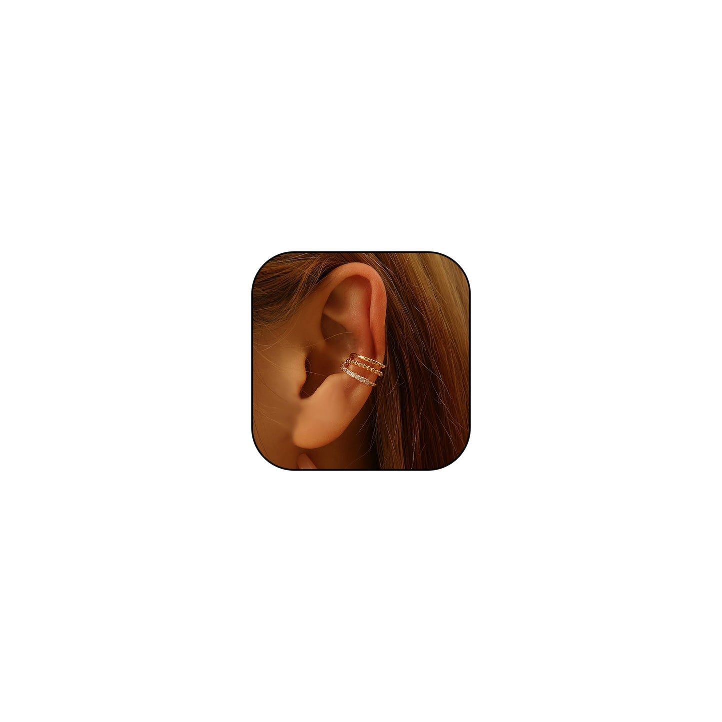 Ear Cuffs Non Piercing Christmas Stocking Stuffers Ear Cuff Earrings for Women Gifts Trendy Stuff Clip on Cartilage Earrings Stacks Fake Earrings Jewelry Gifts