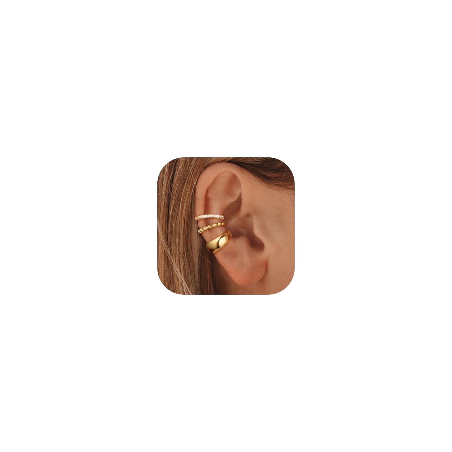Ear Cuffs Non Piercing Christmas Stocking Stuffers Ear Cuff Earrings for Women Gifts Trendy Stuff Clip on Cartilage Earrings Stacks Fake Earrings Jewelry Gifts