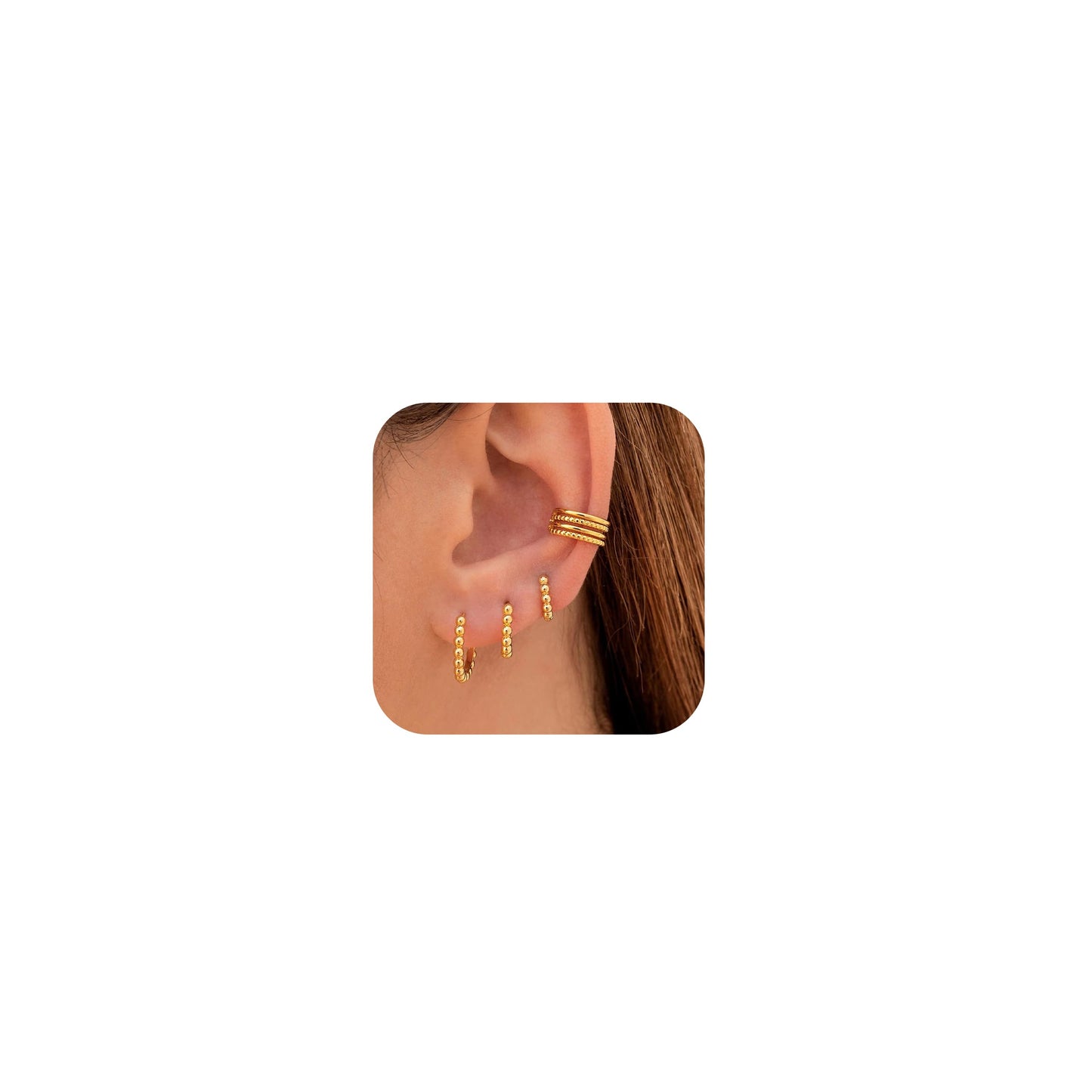 Ear Cuffs Non Piercing Christmas Stocking Stuffers Ear Cuff Earrings for Women Gifts Trendy Stuff Clip on Cartilage Earrings Stacks Fake Earrings Jewelry Gifts