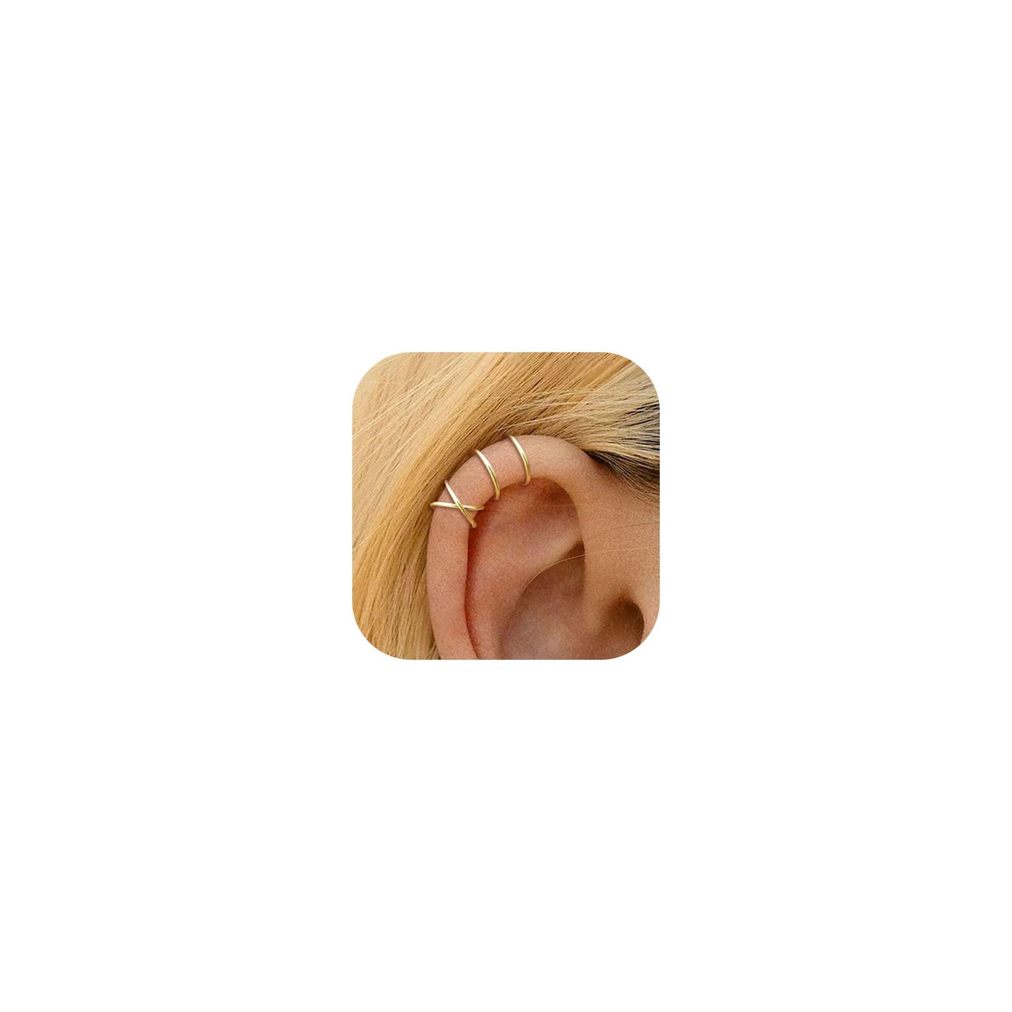 Ear Cuffs Non Piercing Christmas Stocking Stuffers Ear Cuff Earrings for Women Gifts Trendy Stuff Clip on Cartilage Earrings Stacks Fake Earrings Jewelry Gifts