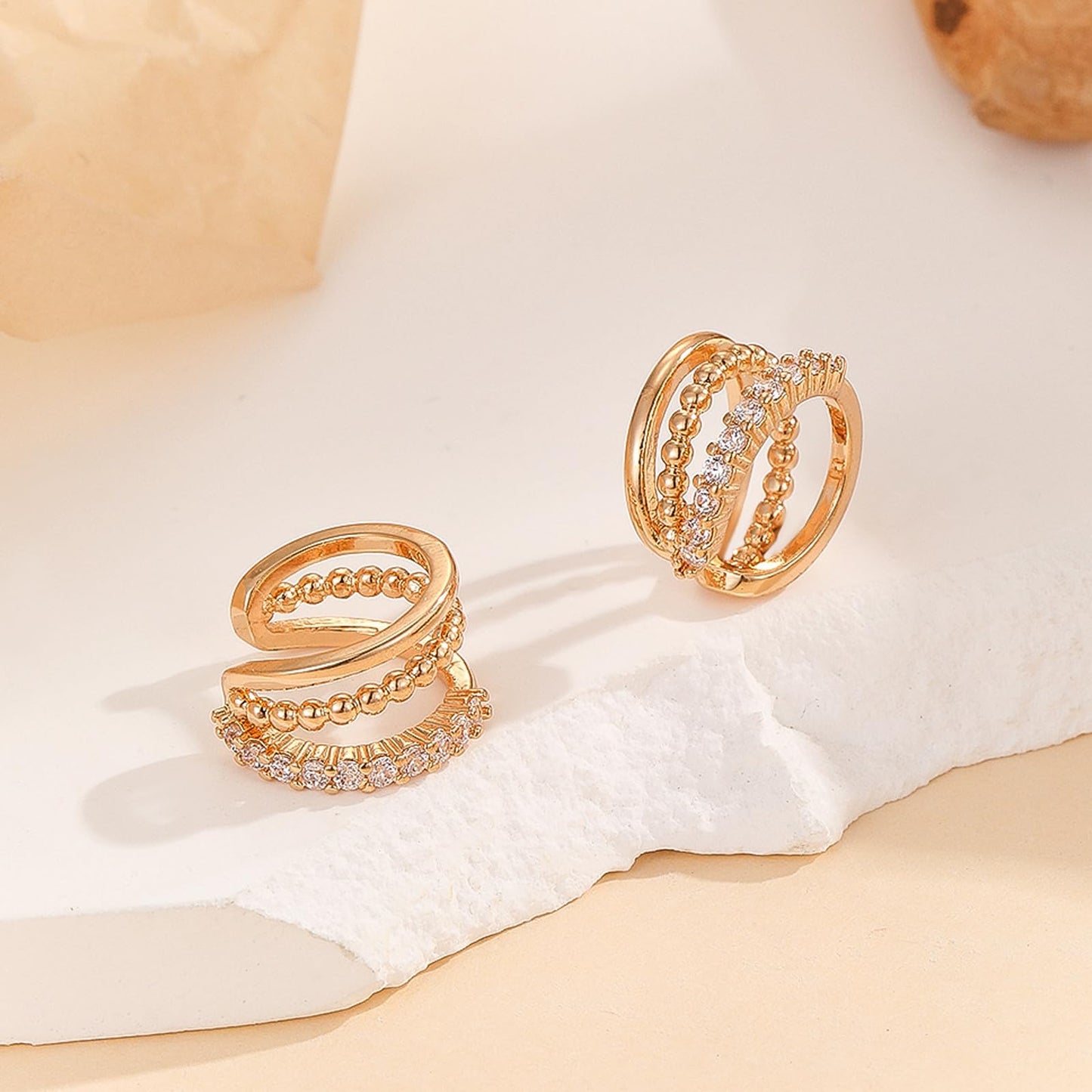 Ear Cuffs Non Piercing Christmas Stocking Stuffers Ear Cuff Earrings for Women Gifts Trendy Stuff Clip on Cartilage Earrings Stacks Fake Earrings Jewelry Gifts