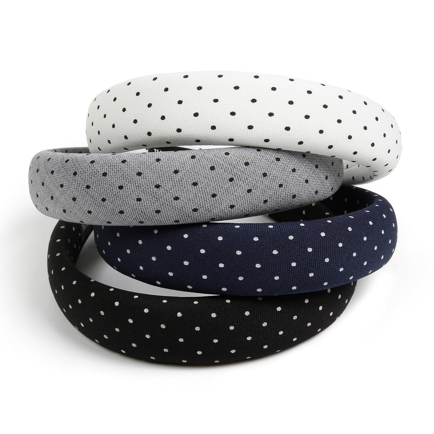 Headbands for Women Non Slip Trendy Headbands for Women’s Hair 1 inch Wide Cute Headband for Girls, Fall Head Bands Elastic Hair Bands for Womens Fashion Accessories for Women 4PCS