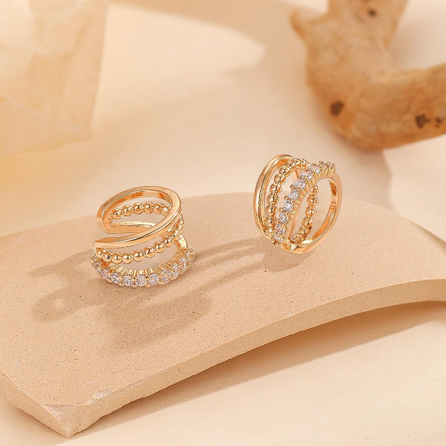 Ear Cuffs Non Piercing Christmas Stocking Stuffers Ear Cuff Earrings for Women Gifts Trendy Stuff Clip on Cartilage Earrings Stacks Fake Earrings Jewelry Gifts