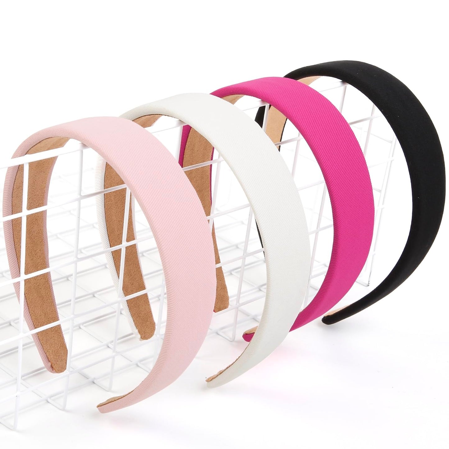 Headbands for Women Non Slip Trendy Headbands for Women’s Hair 1 inch Wide Cute Headband for Girls, Fall Head Bands Elastic Hair Bands for Womens Fashion Accessories for Women 4PCS