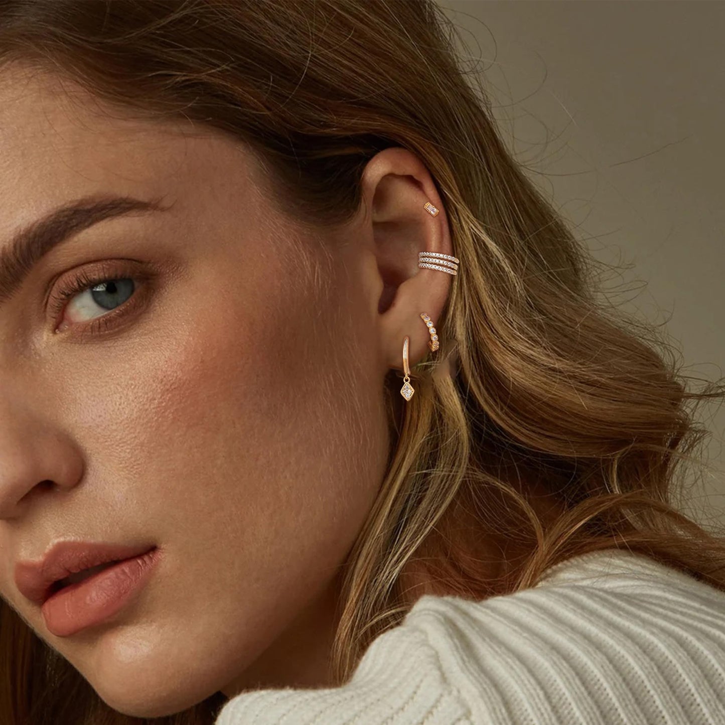 Ear Cuffs Non Piercing Christmas Stocking Stuffers Ear Cuff Earrings for Women Gifts Trendy Stuff Clip on Cartilage Earrings Stacks Fake Earrings Jewelry Gifts