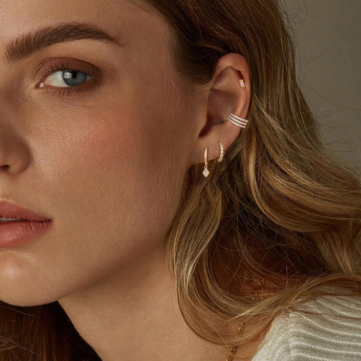 Ear Cuffs Non Piercing Christmas Stocking Stuffers Ear Cuff Earrings for Women Gifts Trendy Stuff Clip on Cartilage Earrings Stacks Fake Earrings Jewelry Gifts