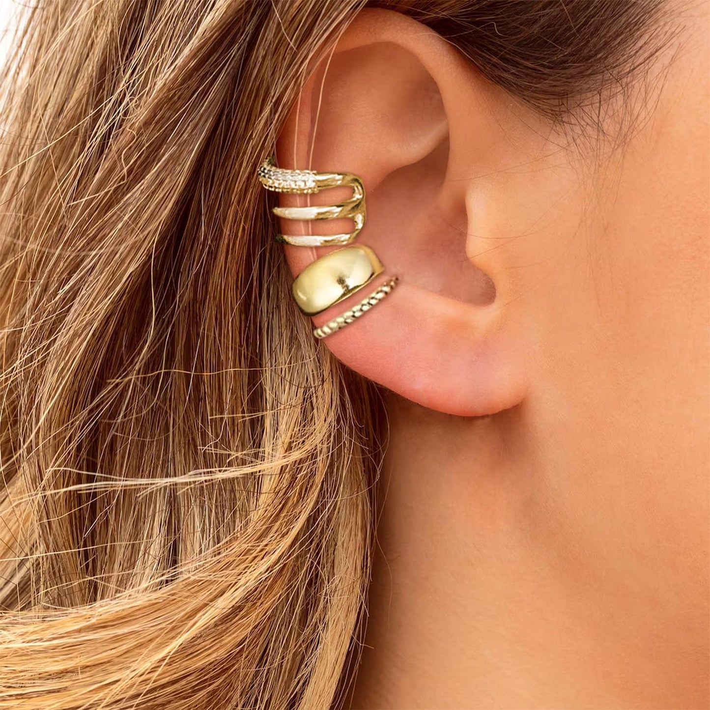 Ear Cuffs Non Piercing Christmas Stocking Stuffers Ear Cuff Earrings for Women Gifts Trendy Stuff Clip on Cartilage Earrings Stacks Fake Earrings Jewelry Gifts